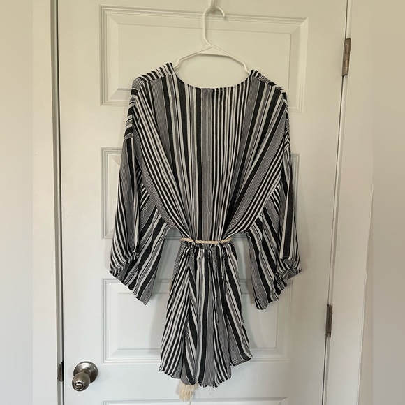 VICI Striped Rope Tie Romper - Picture 7 of 8